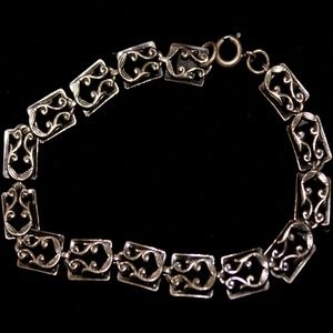 Vintage Danecraft Sterling Tennis Bracelet